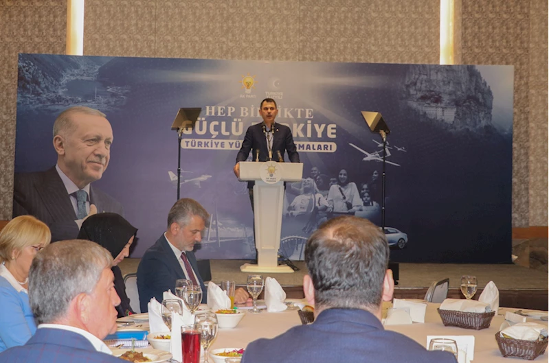 Çevre, Şehircilik ve İklim Değişikliği Bakanı Kurum Trabzon