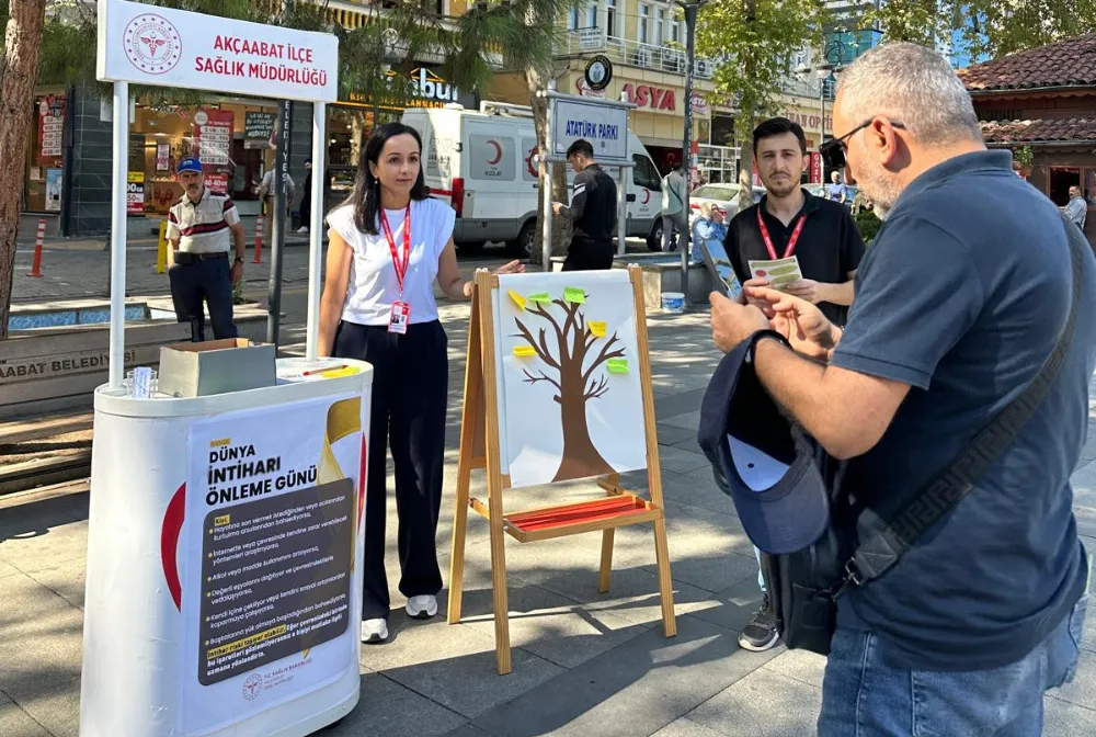 AKÇAABAT’TA İNTİHARA KARŞI FARKINDALIK
