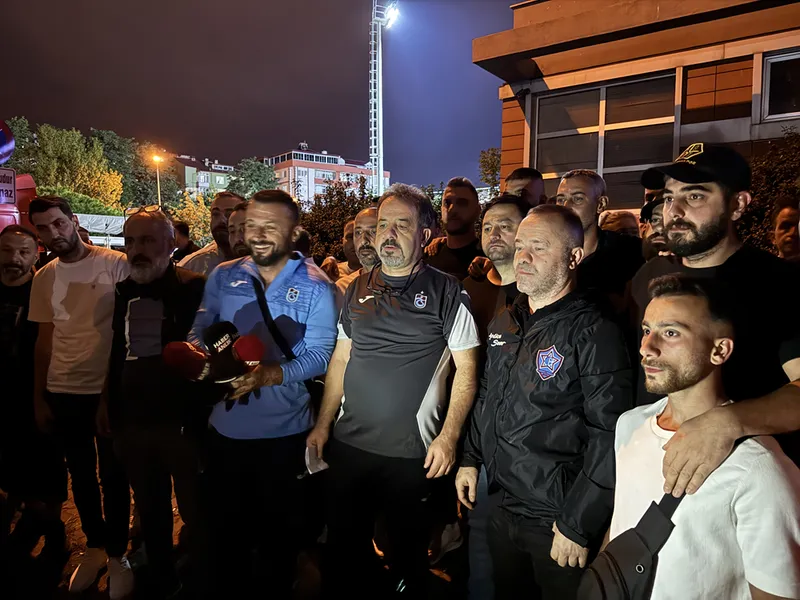 TRABZONSPOR TARAFTARINDAN HAKEM TEPKİSİ