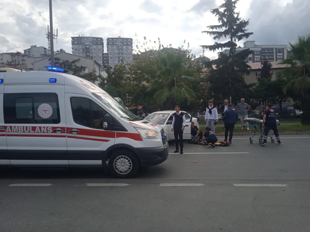 AKÇAABAT’TA KAZA: 1 YARALI