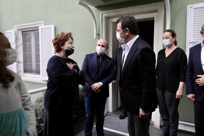 İmamoğlu’ndan  taziye ziyareti
