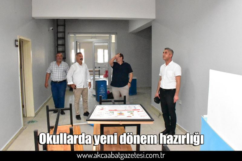 Okullarda yeni dönem hazırlığı